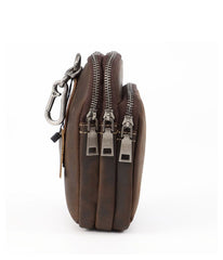 Leather Pouch Bag for Mens Small Pouch Bag for Men Belt Pouch for Men - iwalletsmen