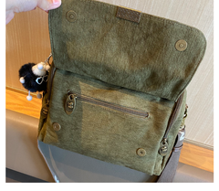 Light Green Convertible Canvas Handbag Crossbody Bag Canvas Convertible Backpack Shoulder Bag - Feltify