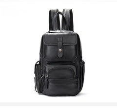 Leather Large Sling Backpack - Angle View