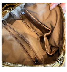 Green Canvas Convertible Messenger Bag Backpack Canvas Convertible Crossbody Bag Canvas Handbag - Feltify