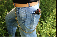 men's biker wallet  C Handmade Biker Wallet Leather Biker Chain Wallets Cool Wallet On A Chain Best Wallet With Chain