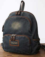 Denim Blue Backpack School Backpack Womens Blue Denim School Rucksack For Women