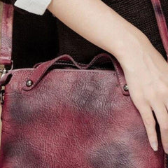 Handmade Leather crossbody purse shoulder bag for women leather clutch