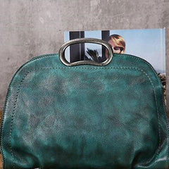 Handmade Leather handbag purse shoulder bag for women leather shopper bag
