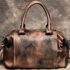 Handmade Leather handbag purse shoulder bag for women leather shopper bag