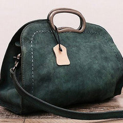 Handmade Vintage Leather Women Handbag Shoulder Bag Purse for Women