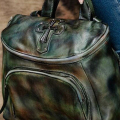 Handmade Leather handbag purse shoulder bag for women leather shopper bag