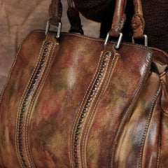 Handmade Leather handbag purse for women leather shopper bag