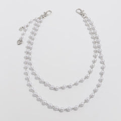 Pearl Wallet Chain for Womens Wallet Chain Double Wallet Chain - iChainWallets