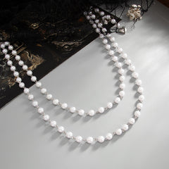 Pearl Wallet Chain for Womens Wallet Chain Double Wallet Chain - iChainWallets