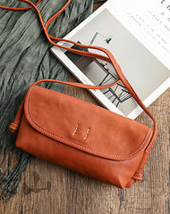 Cute Coffee Leather Small Crossbody bag for Women Leather Small Shoulder Bag for Women