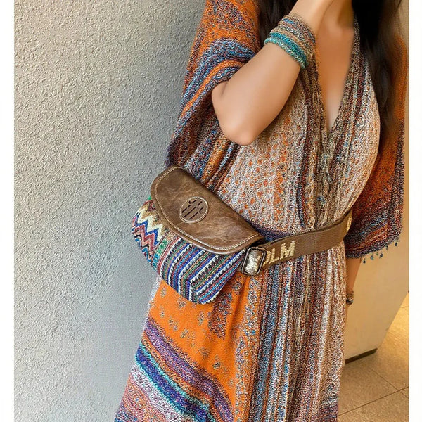 Small Bohemian Shoulder Bag Waist Bag 