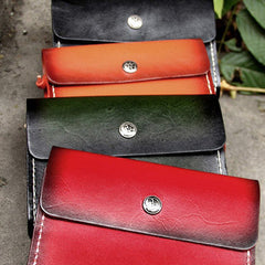 Handmade vintage leather phone cute small crossbody Shoulder Bag for girl women