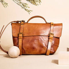 Genuine Leather Handbag Messenger Bag Crossbody Bag Shoulder Bag Purse For Women