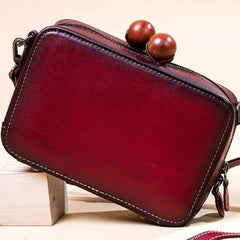 Handmade Genuine Leather Clutch Bag Crossbody Bag Shoulder Bag Purse For Women