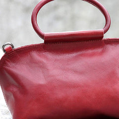 Handmade handbag purse leather crossbody bag purse shoulder bag for women