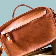 Genuine Leather Handmade Handbag Shoulder Bag Purse For Women