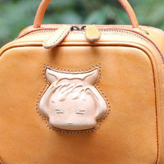 Handmade handbag purse leather crossbody bag purse shoulder bag for women