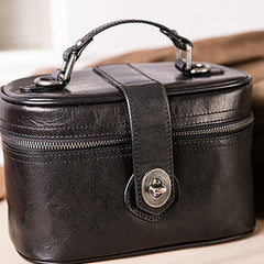 Handmade vintage doctor bag leather crossbody bag purse shoulder bag for women