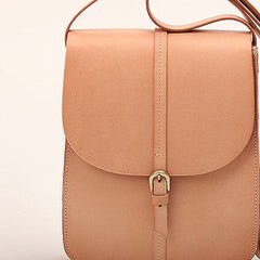 Handmade vintage leather saddle messenger crossbody Shoulder Bag for women