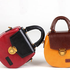 Genuine Leather Handbag Handmade Bag Crossbody Bag Shoulder Bag Purse For Women