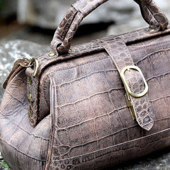 Handmade vintage shoulder bag small doctor bag handbag for women