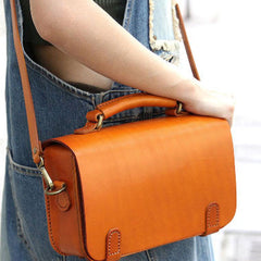 Handmade handbag satchel purse leather crossbody bag shoulder bag women