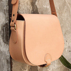 Handmade vintage womens leather messenger crossbody Shoulder Bag for women
