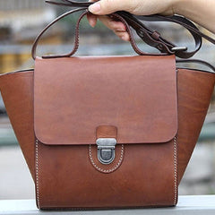 Handmade handbag purse leather crossbody bag purse shoulder bag for women
