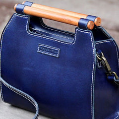 Handmade handbag purse leather crossbody bag purse shoulder bag for women