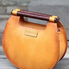 Handmade handbag purse leather crossbody bag purse shoulder bag for women