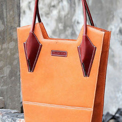 Handmade handbag purse leather shopper bag purse shoulder bag for women