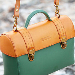 Handmade handbag satchel purse leather crossbody bag purse shoulder bag for women