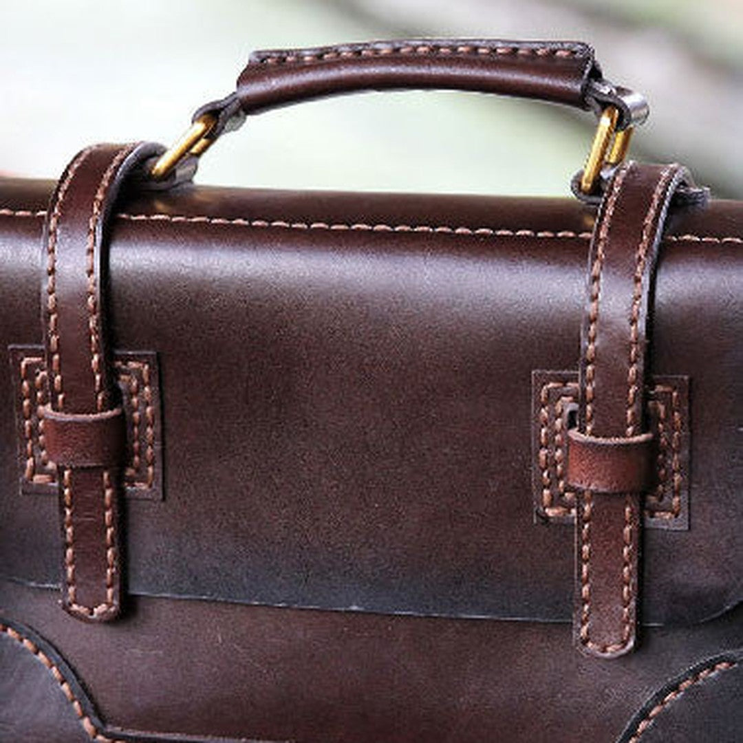 Handmade messenger bag satchel purse leather crossbody bag shoulder bag women