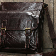 Genuine Leather messenger bag clutch leather men laptop vintage wallet for men