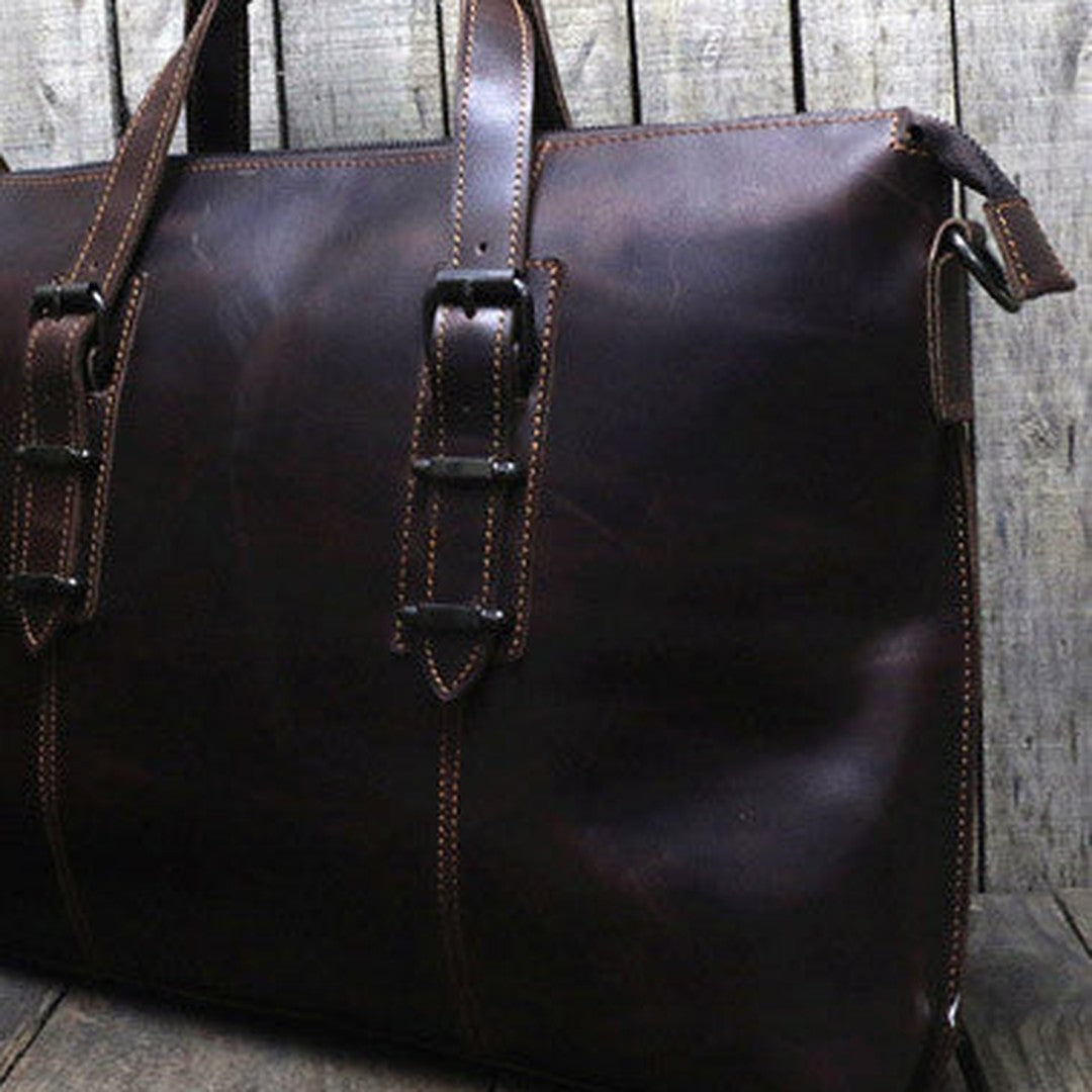 Vintage leather men Briefcase large vintage shoulder laptop Briefcase vintage Briefcase