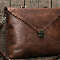Cool leather mens Briefcase laptop Briefcase work Briefcase Shoulder bag for Men