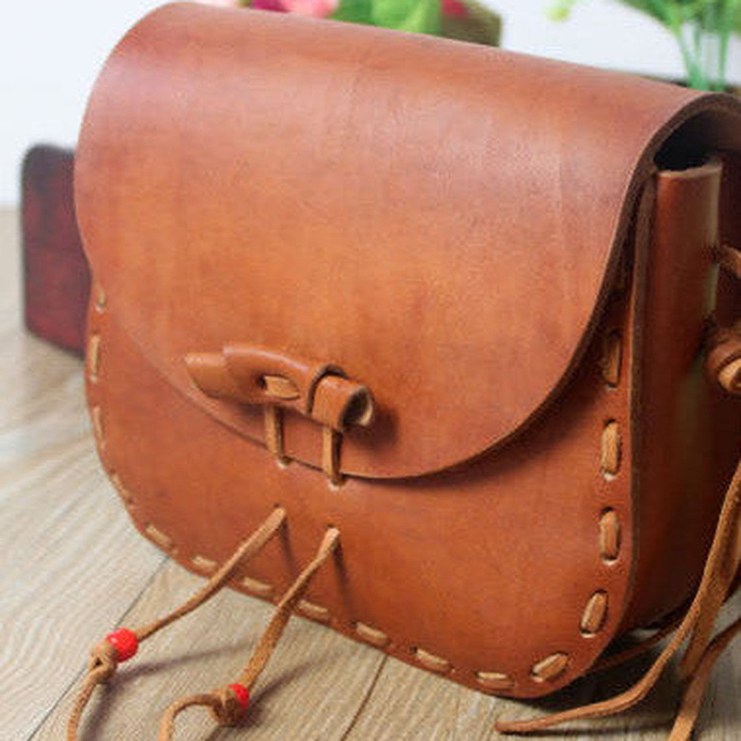 Handmade shoulder bag leather Satchel School crossbody Shoulder Bag for women