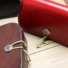 Handmade shoulder bag vintage leather brown Satchel crossbody Shoulder Bag for women
