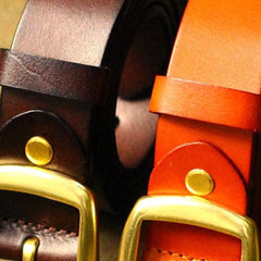 Genuine Leather Mens Leather Men Brown Black Belt for Men Cool Leather Belt
