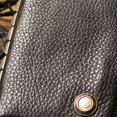 Handmade Genuine Leather Wallet billfold Leather Wallet Slim Bifold Wallet Bag For
