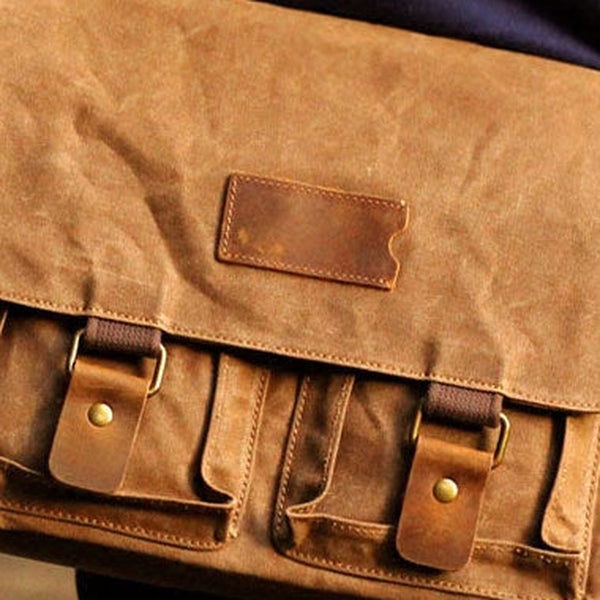 Canvas Messenger Bag Cool Chest Bag Sling Bag Crossbody Bag Travel Bag Hiking Bag for men