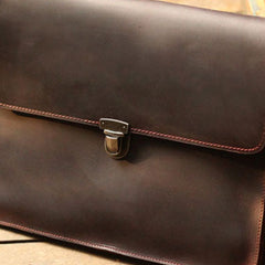 Genuine Leather Mens Cool Messenger Bag iPad Bag Chest Bag Bike Bag Cycling Evelope Cluth Bag For Men