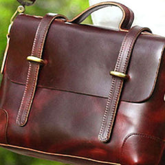 Genuine Leather Mens Cool Messenger Bag iPad Bag Chest Bag Bike Bag Cycling Bag For Men