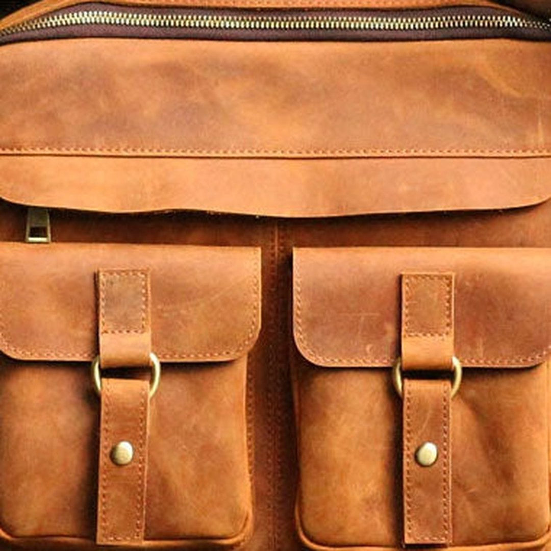 Genuine Leather Mens Cool Messenger Bag iPad Bag Chest Bag Bike Bag Cycling Evelope Cluth Bag For Men
