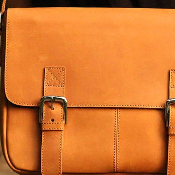 Genuine Leather Messenger Bag Cool Chest Bag Sling Bag Crossbody Bag Travel Bag Hiking Bag for men