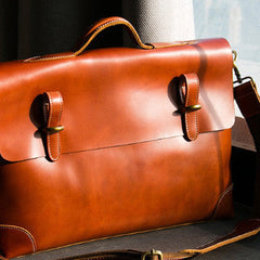 Cool leather mens Briefcases business Briefcase Shoulder Bag Laptop Briefcase