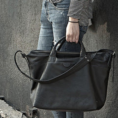 Black Fashion Leather Handbag Work Bag Shoulder Bag Purse For Women