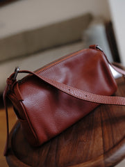 Black Leather Box Shoulder Bag Trendy Women Coffee Cube Crossbody Purse for Women