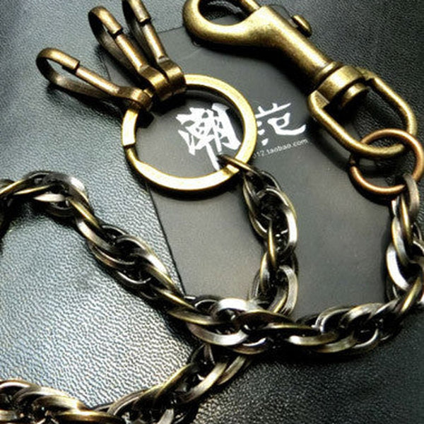 Brass Biker Wallet Chain Cool wallet Chain For Chain Wallet biker Wallet trucker Wallets